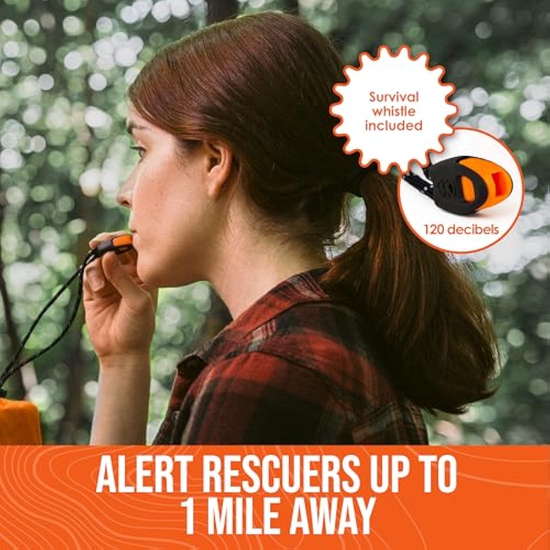 Go Time Gear Survival Life Tent • 2 Person Mylar Emergency Shelter Tube Tent + Paracord • All-Weather Protection for Camping, Hiking, & Survival Kits • Includes Emergency Whistle