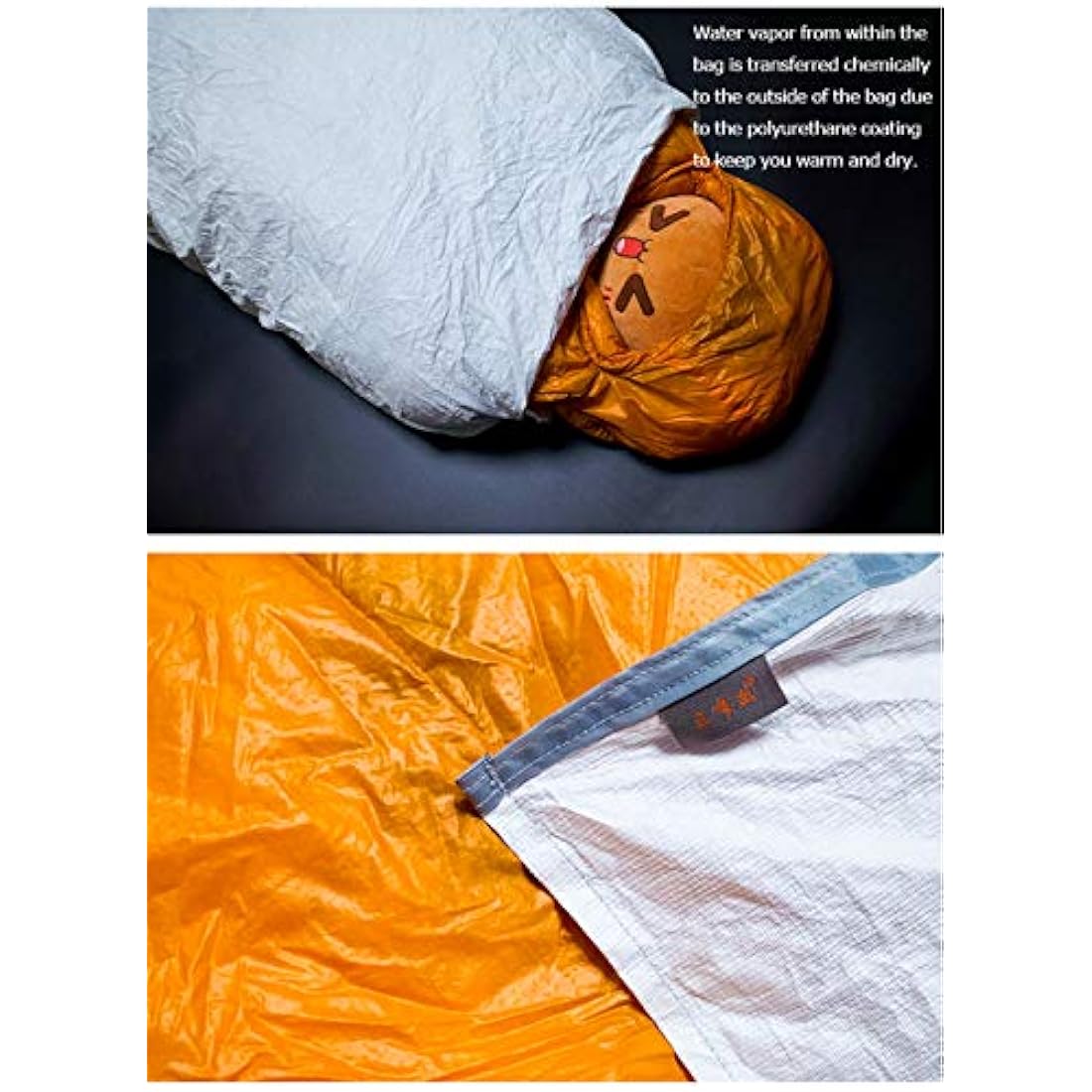 3F UL GEAR Tyvek Sleeping Bag Cover Liner Waterproof Bivy Bag Camping Bags Ventilate Moisture-Proof Warming Every Dirty Inner Liner BIVY Sack (Type B)