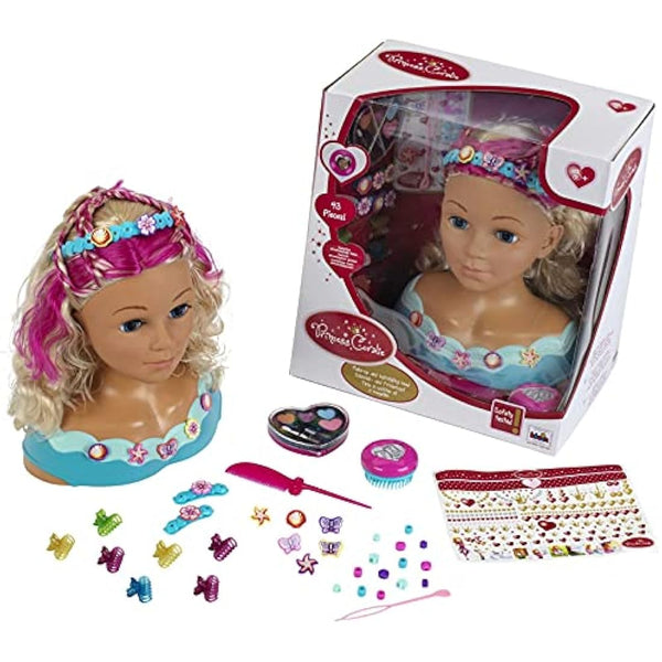 Theo Klein 5398 Princess Coralie Make up and hairstyling head Mariella