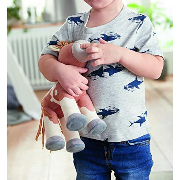 HABA 305464 Horse Joey- Cuddly Toy Horse and Doll Accessory, 35 cm, for ages 18 Months and Up