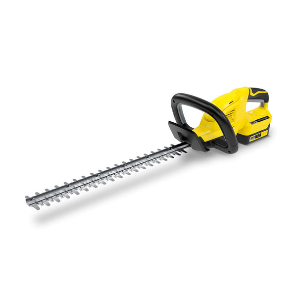 K?rcher 18 V Cordless Hedge Trimmer HGE 18-45, Cutting Length: 45 cm, Diamond-ground Blade, Weight: 2.68 kg, Power: Max 250-500 m, Can be Used with