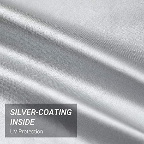 Favoto Improved Version Motorcycle Cover All Season 210D Waterproof Outdoor 96.5" Motorbike Garage Cover Winter-proof with 2 Windproof Buckles 245 cm x 105 cm x 125 cm