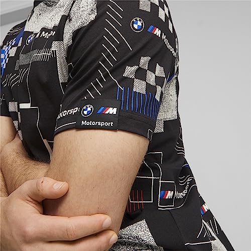 PUMA Men's BMW M Motorsport All Over Print Tee T-Shirt