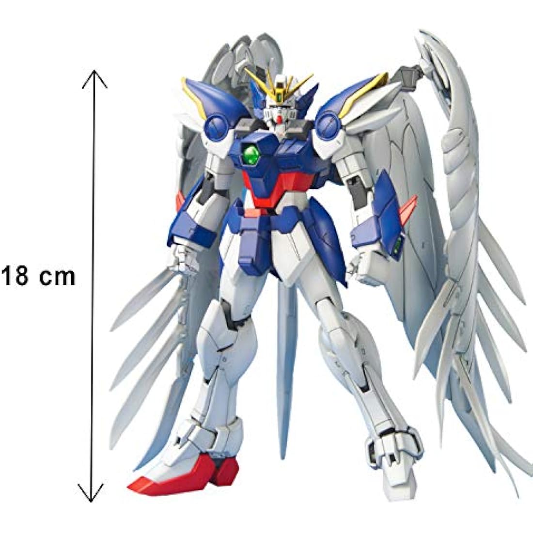 Bandai Model Kit GUNDAM - MG Wing Gundam Zero Custom 1/100 - Model Kit, Multicolor, 129454