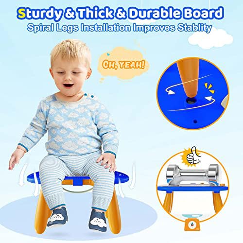 Kikidex Magnetic Drawing Board, Toddler Girl Toys for 1-2 Year Old, Doodle Board Pad Learning and Educational Toys for 1 2 3 Year Old Baby Kids Birthday Gift (Pink)