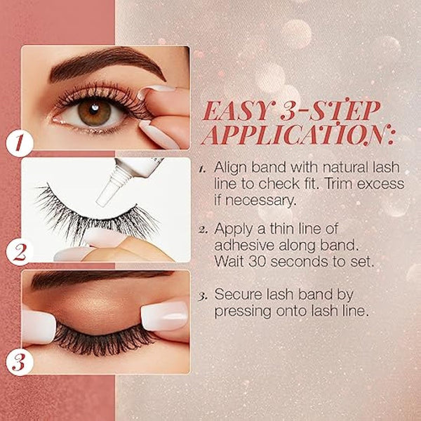 Ardell Multipack Naked Lash 422 False Eyelashes, Subtle Volume and Length, Vegan Friendly, 4 Pairs (Pack of 1)