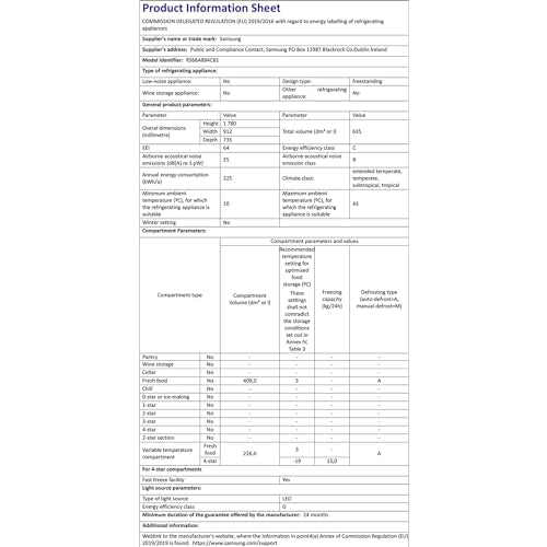 Samsung Series 7 SpaceMax RS70F66KCTEU 634L Smart American Fridge Freezer, Silver
