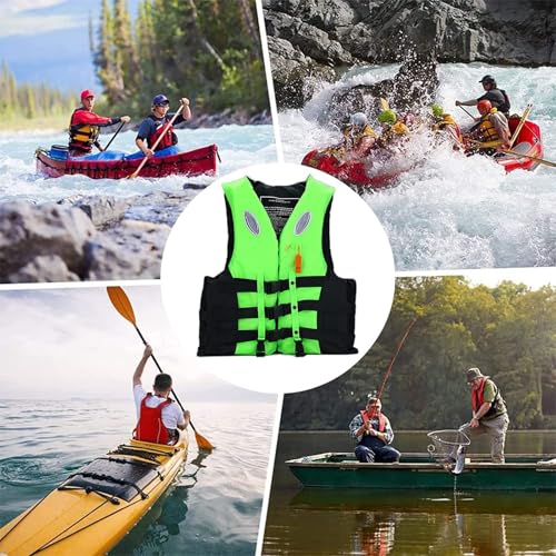 Swim Jacket - Paddle Board Life Jacket for Adult Adjustable Buoyancy Aids Swim Safety Snorkeling Vest for Kayaking Floatation Device Surfing Outdoor WaterSports(Blue,XL)