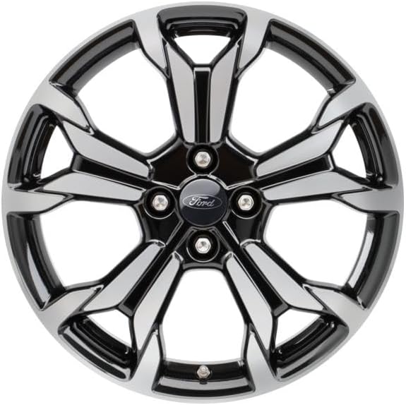 Ford Genuine Fiesta MK8 18'' Alloy Wheel 5x2 Spoke Black Machined 2022-2023 2389648
