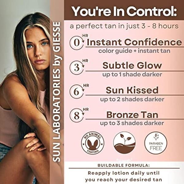 Sunlabs Sun Laboratories Self Tan Lotion Ultra Dark Instant Tint Dark 118ml / 2.7 fl.oz.