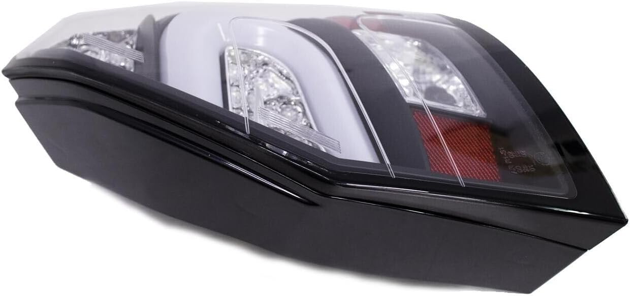 GAZOZ PERFORMANCE LED Tail Lights compatible with Fabia II 2007-2014 Mk2 - Black Base White Bar