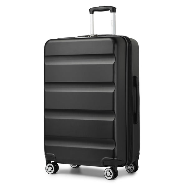 Kono Lightweight 28" Large Suitcase | Hard Shell with TSA Lock | 4 Dual Spinner Wheels | Expandable Design for Easy Travel | Perfect for Business & Vacation (Cream White,75x47.5x29.5cm)