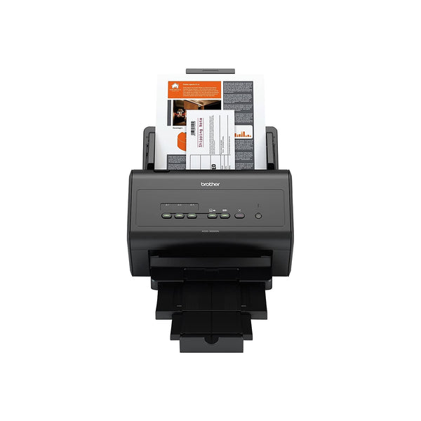 Brother ADS-4300N Desktop Document Scanner |SuperSpeed USB 3.0 |Double-sided |Advanced Image Capture, UK Plug