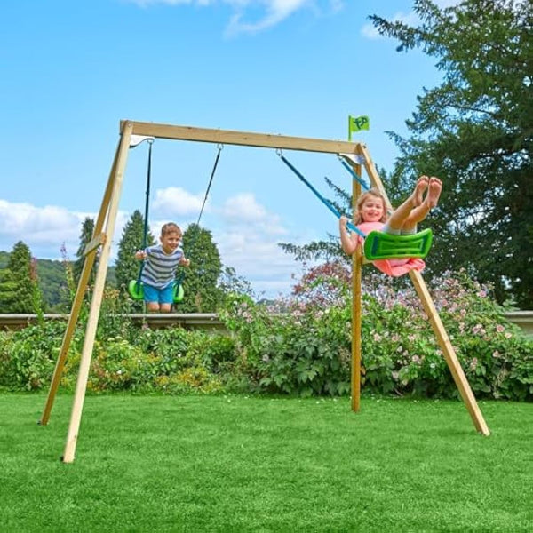 TP Toys TP304 Wooden Swing Frame (Forest Double)