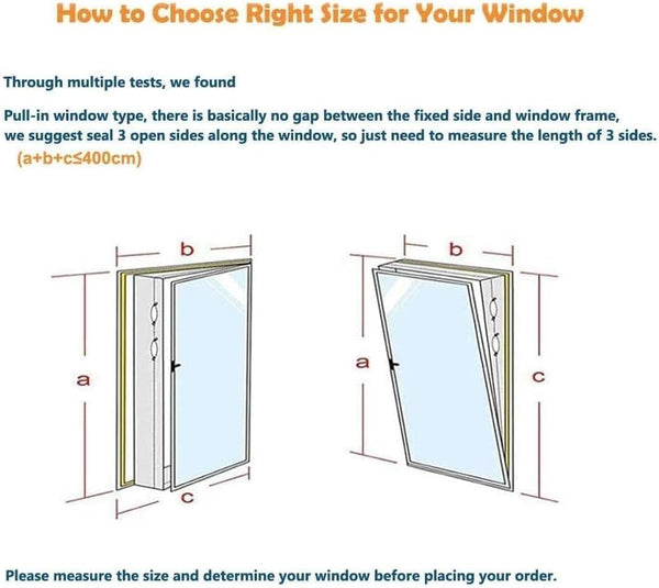 AC Window Seal,Portable Universal Window Kit for Mobile Air Conditioner Unit and Tumble Dryer 560cm/220Inch,Hot Air Stop Air Exchange Guards with Zip and Adhesive Fastener