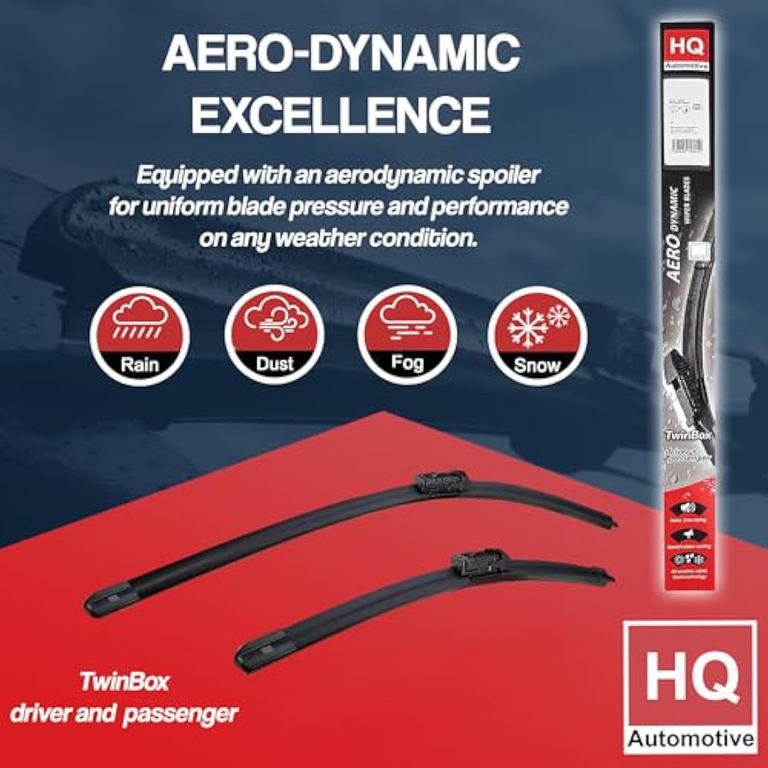 HQ Automotive Wiper Blade for 22+14-inch CHEVROLET Matiz, Spark; HYUNDAI Getz; MITSUBISHI Attrage (2018-onwards) Mirage, Space Star; NISSAN Juke, Micra, Pixo; SUZUKI Alto Front Set, AD41-221