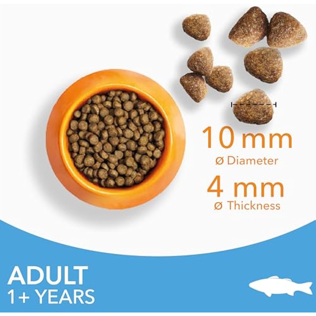 IAMS Adult Complete Dry Cat Food Ocean Fish 10kg - Supports Strong Immune System