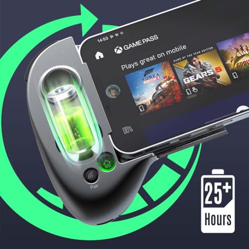 ShanWan Mobile Gaming Controller for Android/iOS, Phone controller for iPhone15, Bluetooth connection, PS Remote Gaming Xbox Cloud Steam Link GeForce NOW MFi Apple Arcade Gaming