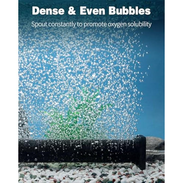 Pawfly Aquarium Air Stone for Large Air Pump 30 cm Fish Tank Air Stone Bubbler Cylindrical Bubble Release Tool Oxygen Diffuser for Large Fish Tanks Outdoor Garden Ponds and DWC Systems, 2 Pack