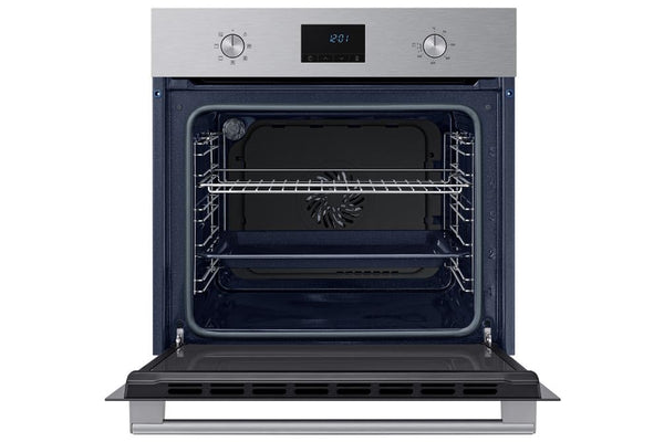 Samsung Series 4 Dual Cook Flex Smart Oven with Pyrolytic Cleaning, Colour: Stainless Steel, NV7B45305AS