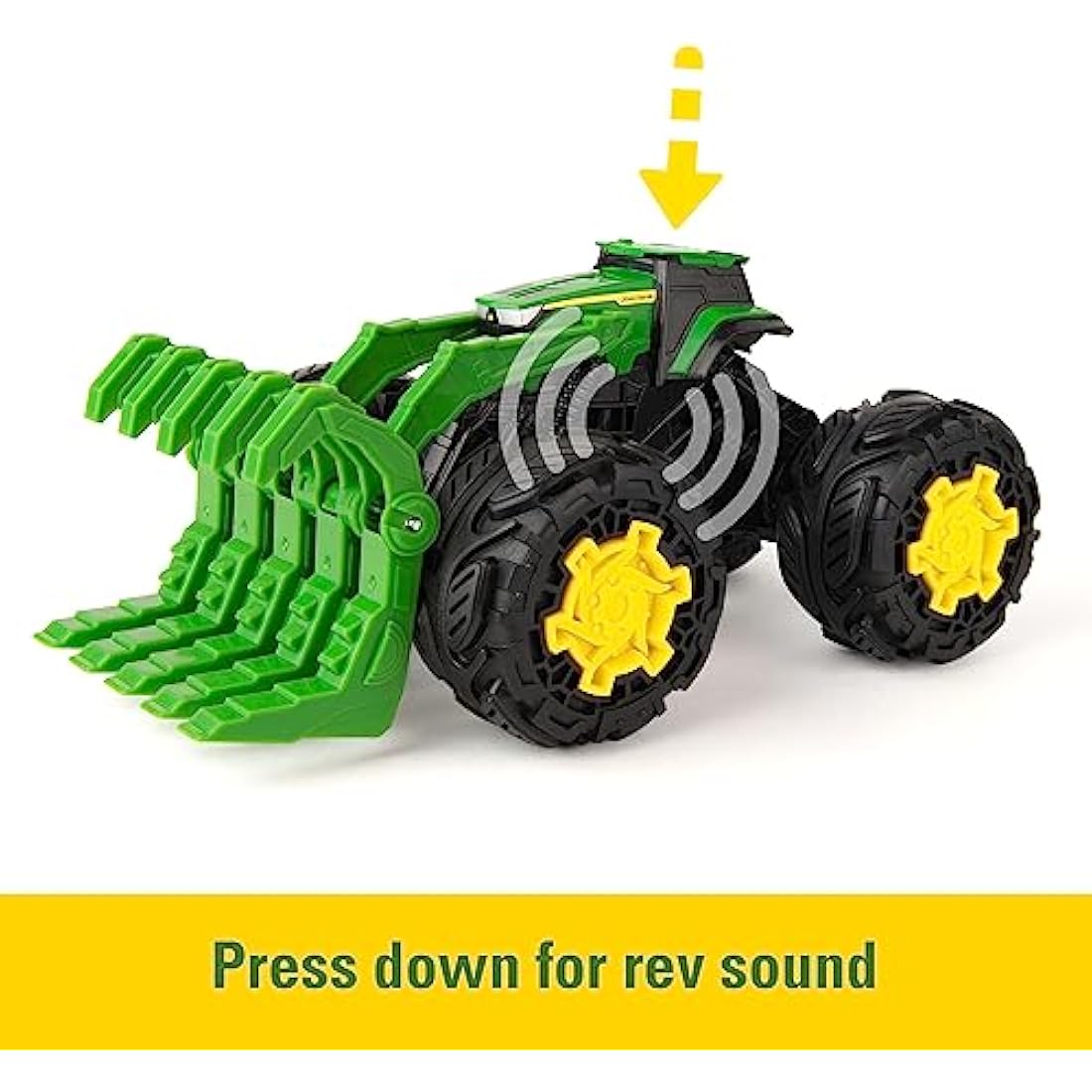 John Deere Kids 736 47327 EA Rev Up Tractor, red