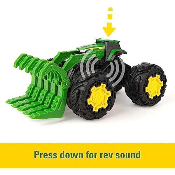 John Deere Kids 736 47327 EA Rev Up Tractor, red