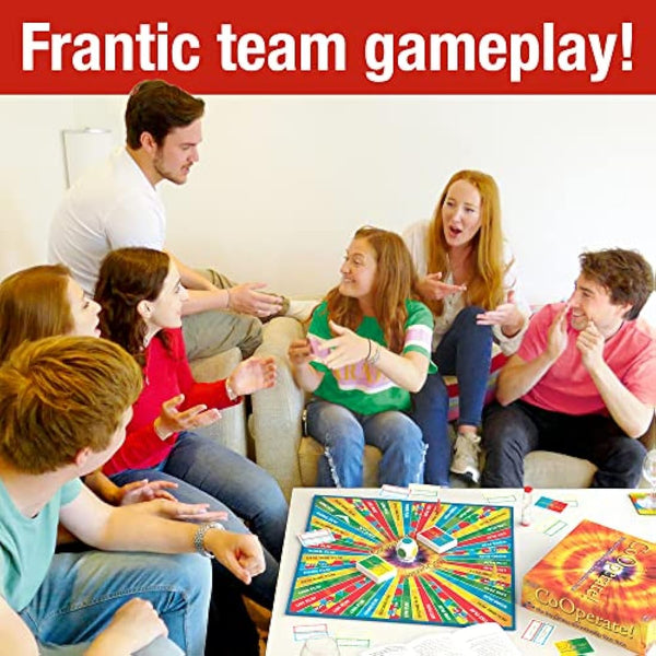 Drumond Park Co-operate, Board Games for Families and Teenagers, Fast Talking Board Game for Adults suitable From 12+ Years