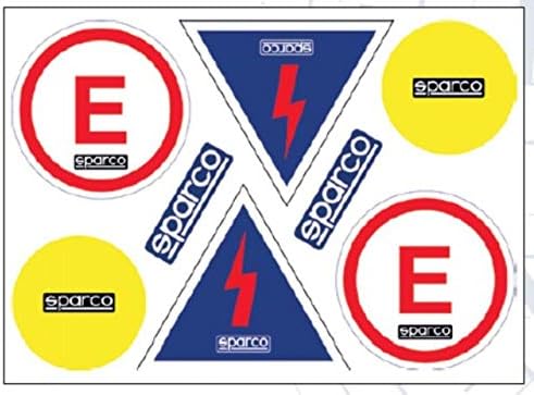 Sparco SASPA002 Stickers Kit for Rally Car