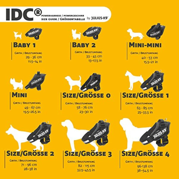 IDC Powerharness, Size: XL/2, Black