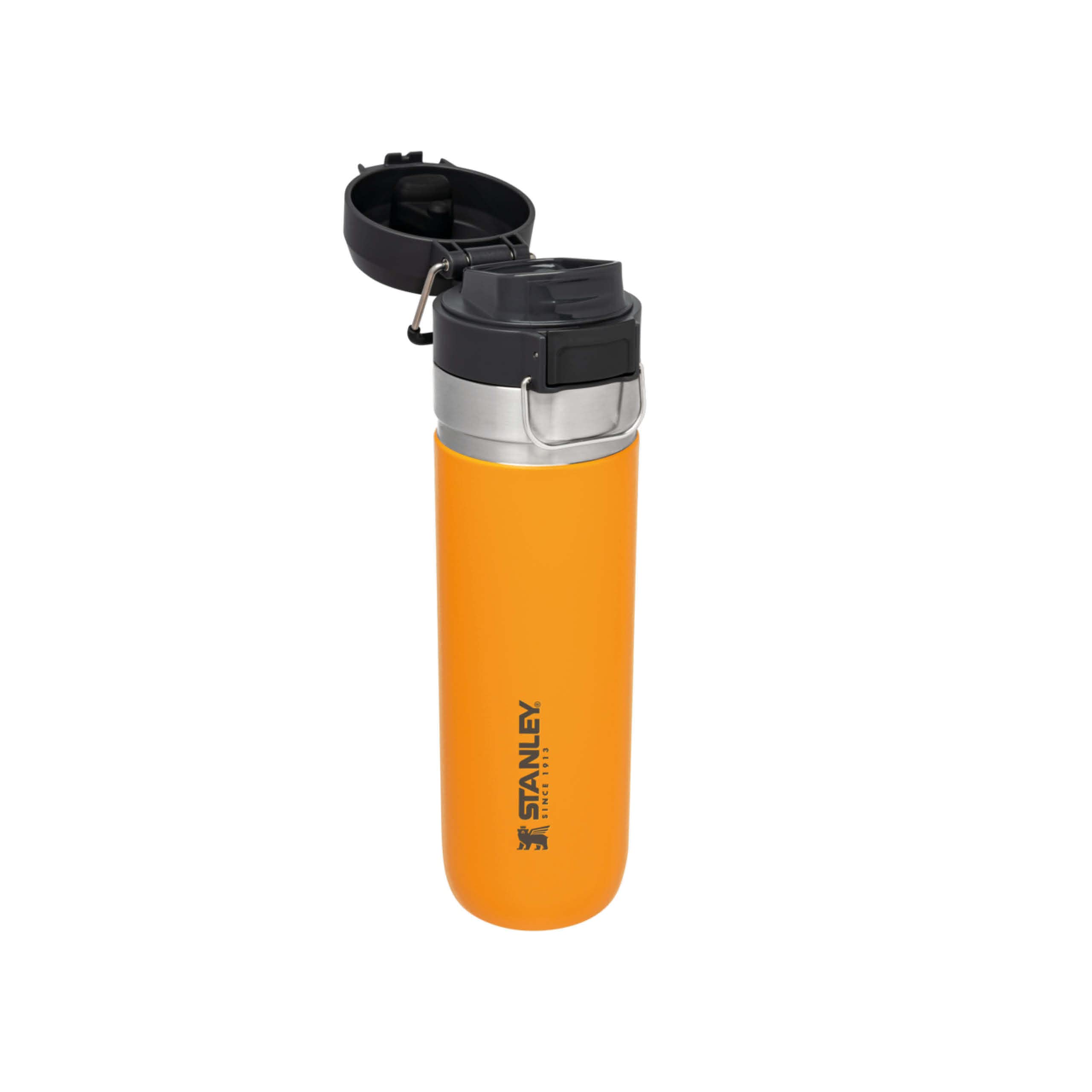 STANLEY Quick Flip Stainless Steel Water Bottle 0.47L - Keeps Cold For 7 Hours - Leakproof - BPA-Free Thermal Flask - Dishwasher Safe - Cup Holder Compatible