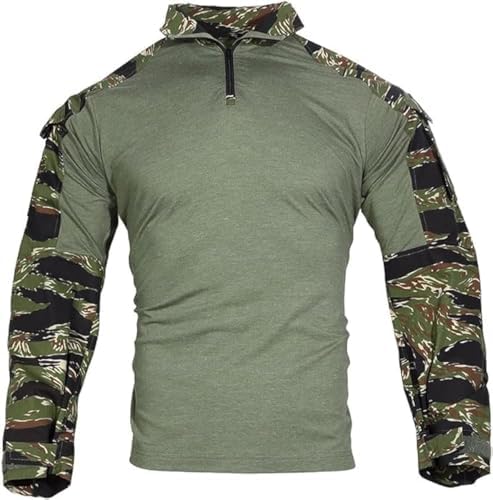 EMERSONGEAR Men's Tactical Shirt,Gen3 Airsoft Combat Army Paintball Quick Dry Long Sleeve BDU T-Shirt Top
