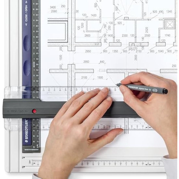 STAEDTLER 661 A3 Mars Drawing Board for Technical Drawing - DIN A3 (52 x 37.8 x 23cm)