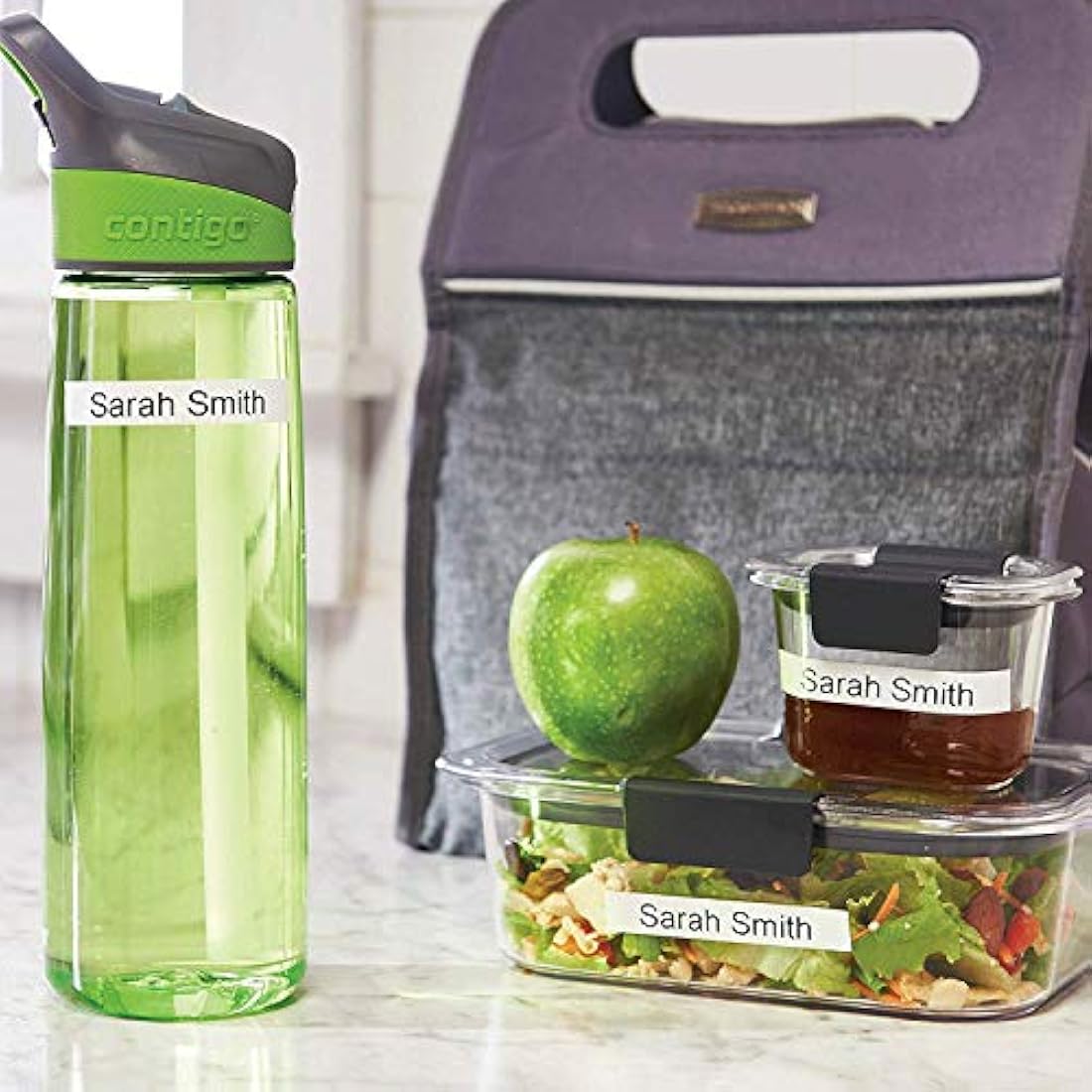 DYMO LabelManager 160 Basic Kit | Portable Printer with 3 Rolls of Label Tape D1 Labels | AZERTY Keyboard | Ideal for Office or Home