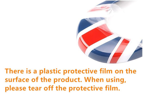 ABS Plastic Center Console Multimedia Gear Shift Panel Frame Trim Cover for Mini Cooper F55 Hardtop F56 Hatchback F57 Convertible 2014~2020 (Union Jack Gray)