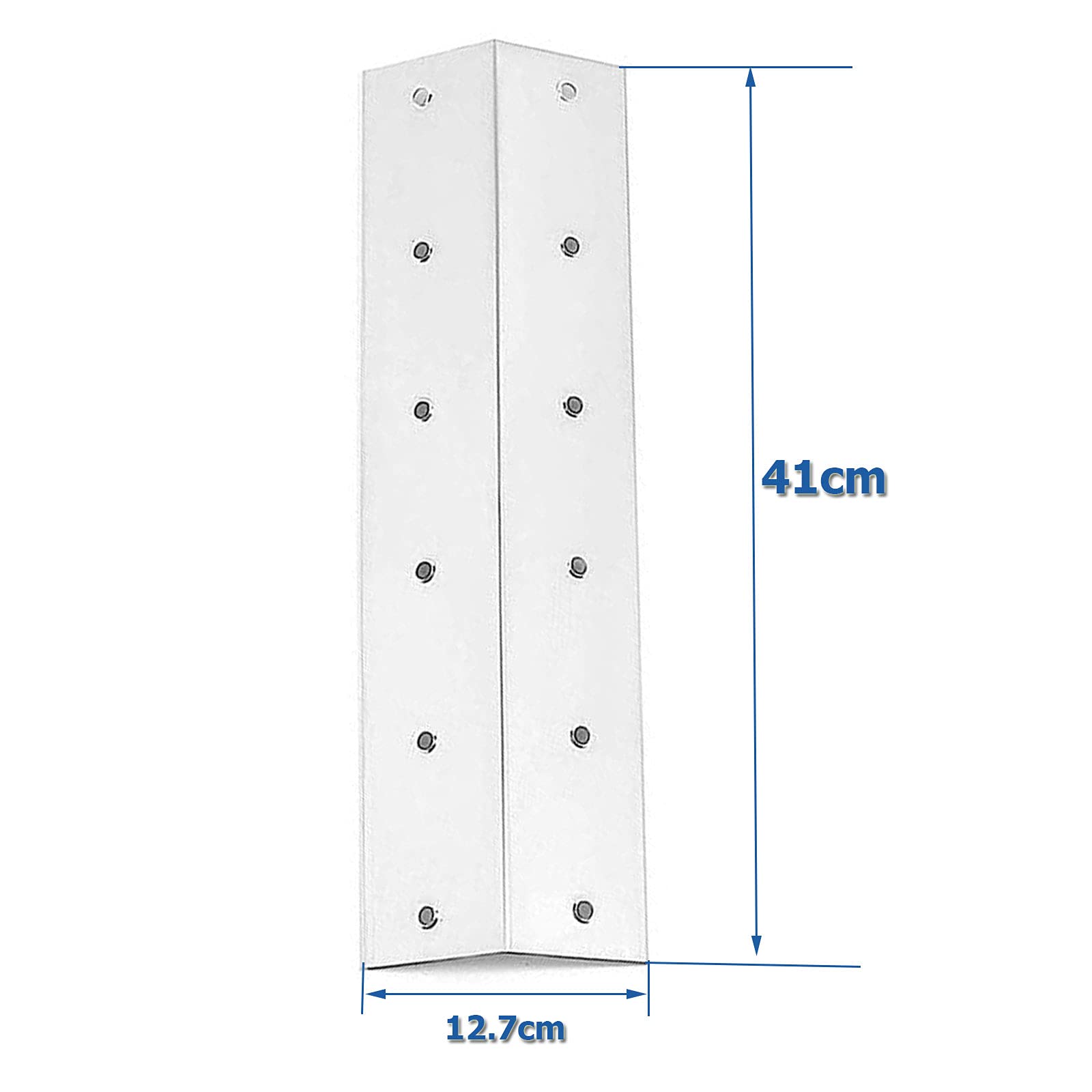 GriHero 41cm x 12.7CM BBQ Heat Plates, Outdoor Barbecue Flame Tamers for Outback BBQ Spare Parts, Blooma EM-84400SS, Kansas 4-burner, TCG4203,