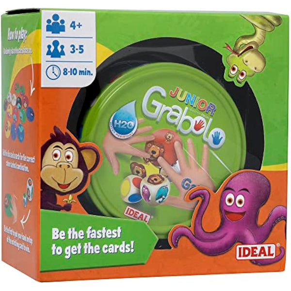 Ideal | Grabolo Junior: the fast paced matching card game | Card Games | Travel Games | For 3-5 players | Ages 4+