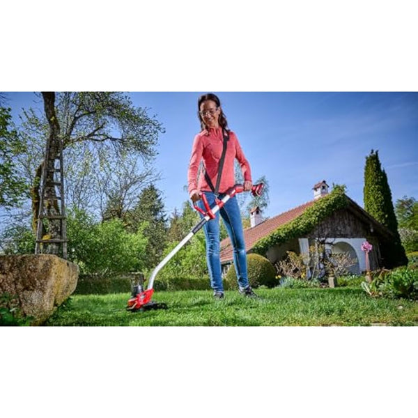 Einhell Power X-Change 18/33 Cordless Strimmer - 18V Battery Strimmer, Auto Line Feed 33cm Grass Trimmer - GE-CT 18/30 Li Garden Strimmer, Cordless Weed and Grass Cutter (Battery Not Included)