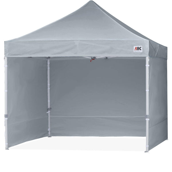 ABCCANOPY 3x6M Pop Up Gazebo Canopy Commercial Tents Market stall with 4 Removable Sidewalls and Roller Bag Bonus 4 Weight Bags (Grey)