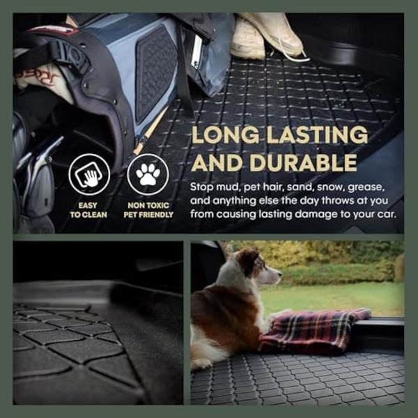NOMAD Boot Liner Compatible with Hyundai Ioniq 5 2021+ Premium Tailored Fit Car Floor Mat Protector Guard Tray Black Custom Fitted Accessory - Dog Friendly & Waterproof with Raised Edges
