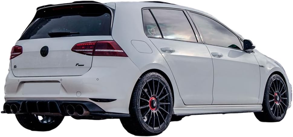 Oneway Rear Side Diffusors compatible with Volkswagen Golf VII HB R 2013-2016 - Version 3 - Gloss black