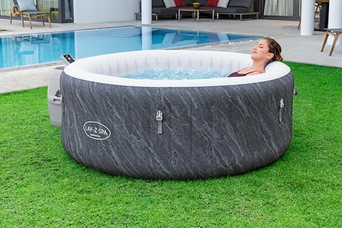 Lay-Z-Spa Boracay Smart Signature AirJetInflatable Hot Tub with App-Control 2-4 person