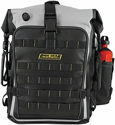 Nelson-Rigg Hurricane Waterproof Backpack/Tail Pack,Black/Gray, 30 Liters
