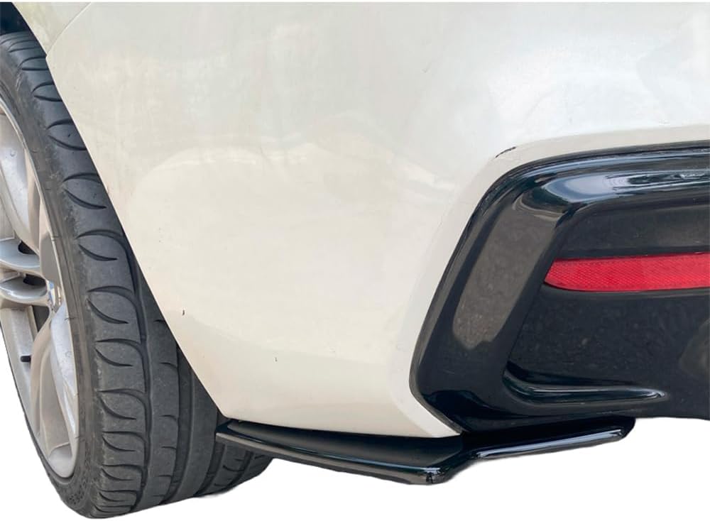 Oneway Rear Side Diffusors compatible with BMW 1-Series F20/F21 M-Power Facelift 2015-2019 - Gloss black