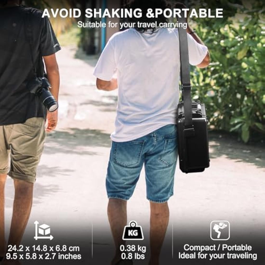 LEKUFEE Waterproof Hard Case for DJI Mini 4 Pro,DJI Mini 3 Pro,Mini 3 Drone,DJI RC 2/RC N2/N1,DJI Goggles 3(NOT for Goggles N3)/2/Integra,DJI RC Motion 2/3 and Accessories(Case Only)