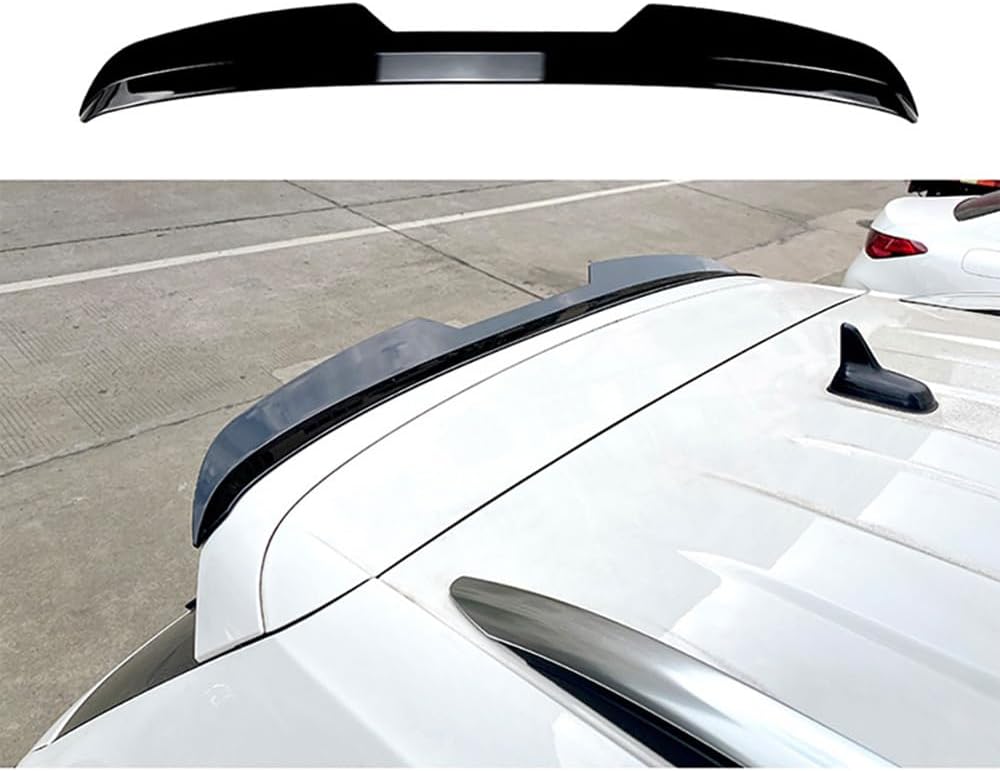 AutoStyle Roof spoiler (Spoiler Cap) compatible with Volkswagen Tiguan II R-Line Facelift 2020-2024 incl. Allspace & Seat Tarraco FR 2019- (ABS Glossy Black)