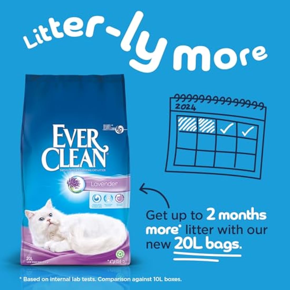 Ever Clean Lavender Clumping Cat Litter 20L
