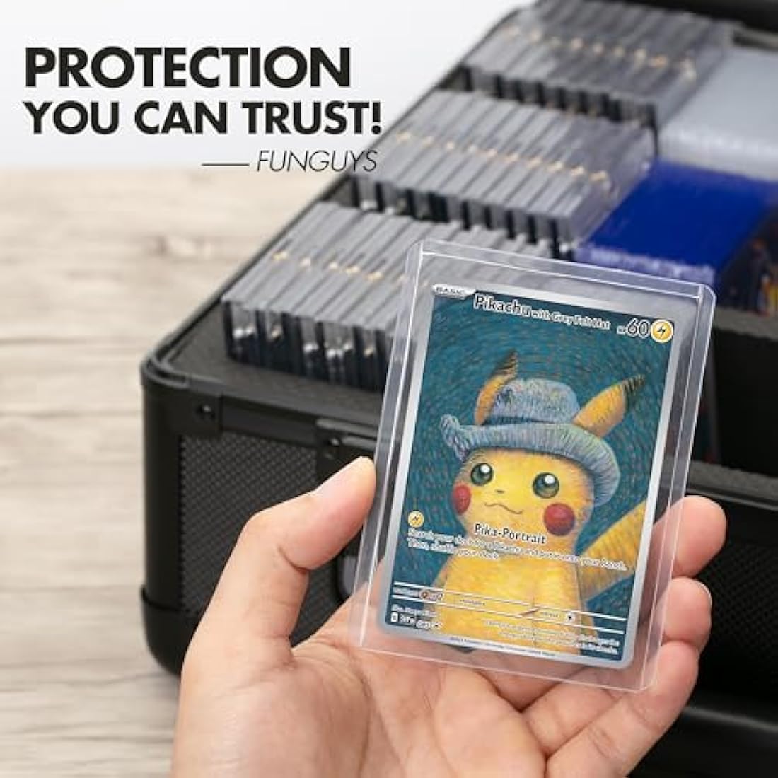 FunGuys Toploader Storage Box, Sports Card Storage, Sports Card Case, Top Loader Card Storage, Top Loader Storage Boxes, Toploader Box, Top Loader Box, Trading Card Case, One Touch Card Holder