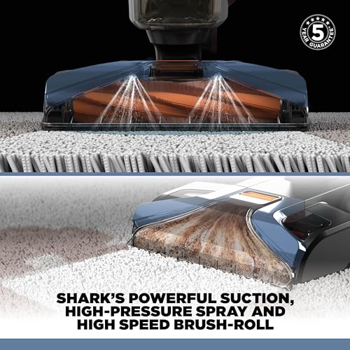 Shark CarpetXpert HairPro Pet Carpet Cleaner with Anti-Clog, Anti-Clump, Anti-Tangle, Removes Stains & Odours from Carpets & Rugs, Includes Deep Clean Pet Formula, 1000W, EX220UK