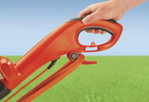 Flymo Contour 500E Electric Grass Trimmer and Edger, 500 W, Cutting Width 25 cm, Orange