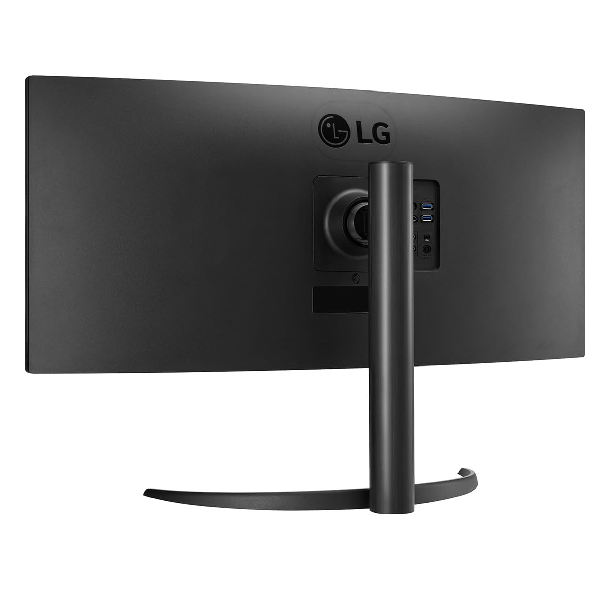 LG Electronics Curved UltraWide Monitor 34WR55QK, 34 inch, 1440p, 100Hz, 5ms Response Time, VA Panel, Smart Energy Saving, USB-C (65W Power Delivery), Displayport, HDMI